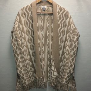 Old Navy boho open front short sleeve sweater